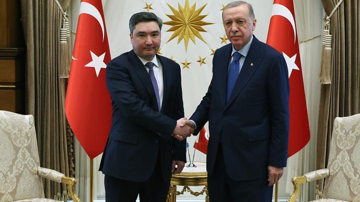 Cumhurbaşkanı Erdoğan, Kazakistan Başbakanı Oljas Bektenov ile bir araya geldi